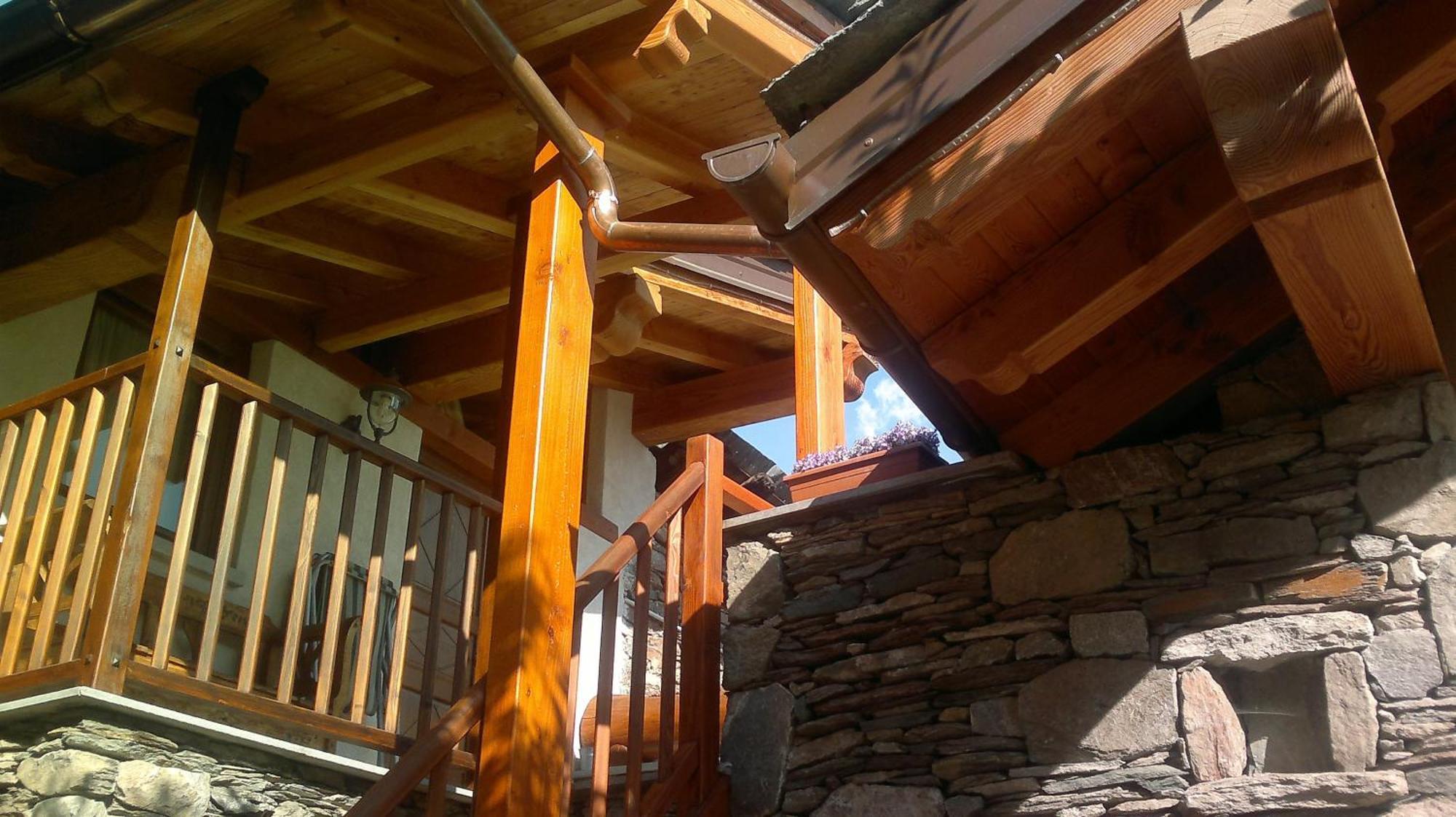 Eco Chalet Maison Dominique Challand-Saint-Anselme Ngoại thất bức ảnh