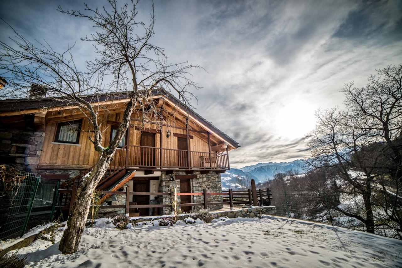 Eco Chalet Maison Dominique Challand-Saint-Anselme Ngoại thất bức ảnh
